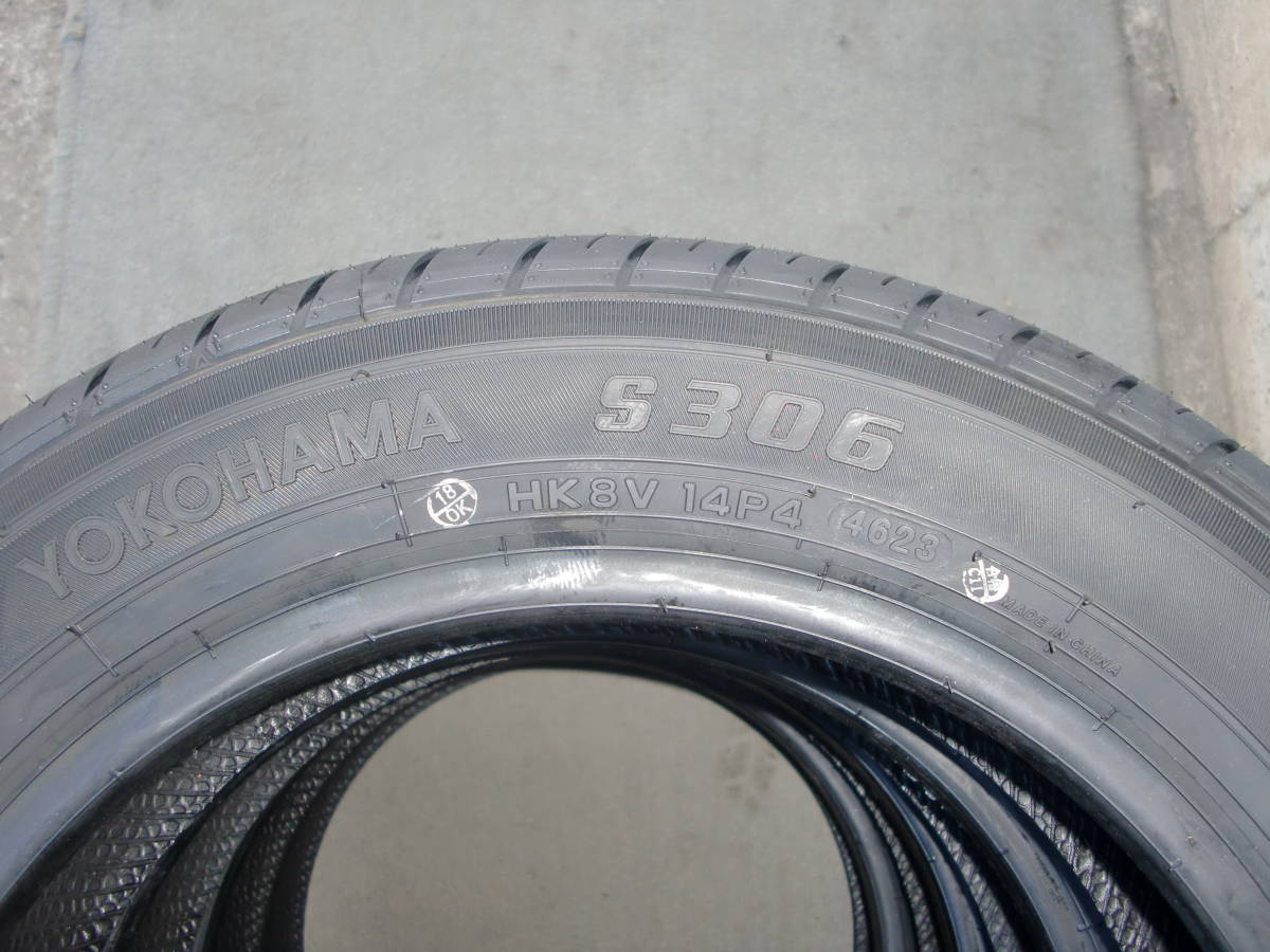 送料込み　新品未使用　ヨコハマタイヤ　S306 155/65R14 4本　おまけ付き（チューブレスゴムバルブ4個付き）_画像3