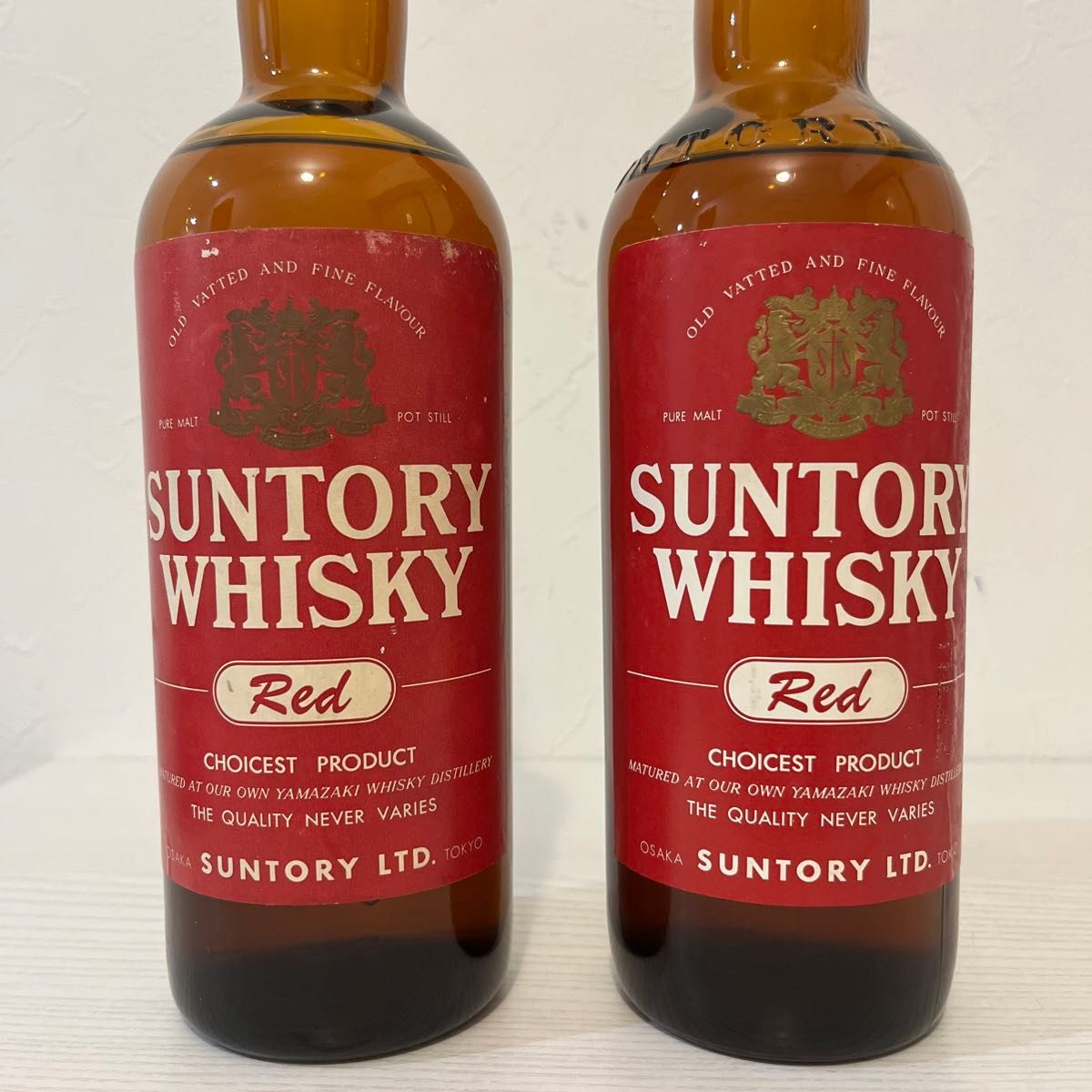 超貴重 サントリーレッド 2本セット 古酒 2級表記 ウイスキー 超貴重 サントリーレッド 2本セット 古酒 2級表記 ウイスキー