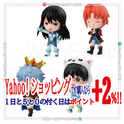 ちびきゅんキャラ 銀時＆新八＆桂＆神威 ゲーセン銀魂ァァァランド!! Winter2015◆新品Ss_画像1