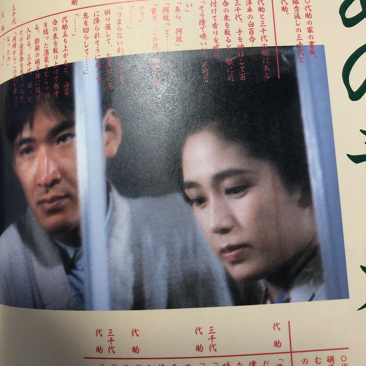 映画パンフ　それから 松田優作 、藤谷美和子 郵送185円_画像5