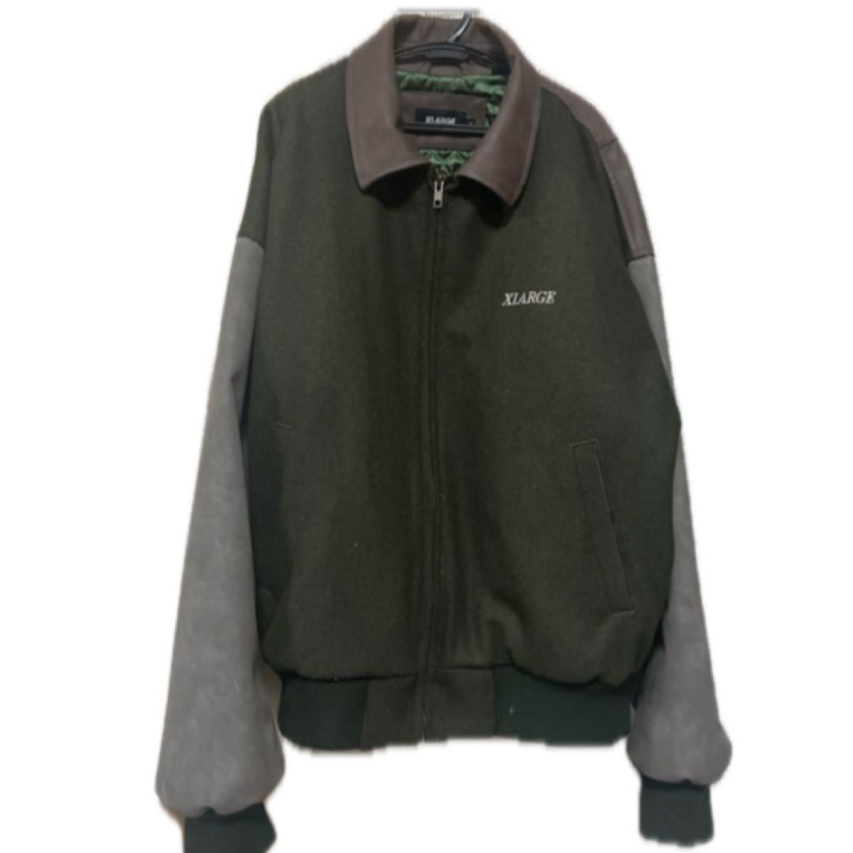 XLARGE ワークジャケット work jacket ジャケット 古着 デトロイトジャケット  ブルゾン ロゴ刺繍 刺繍