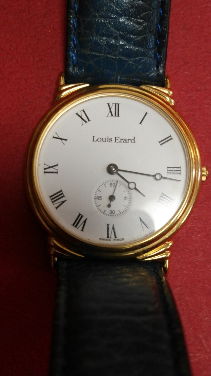 Louis Erard ルイエラール スモセコ クォーツ　　 メンズ 腕時計