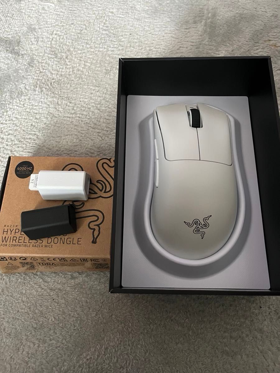 razer deathadderV3pro +8Kドングル - マウス本体|マウス本体 razer deathadderV3pro +8Kドングル - マウス本体|マウス本体