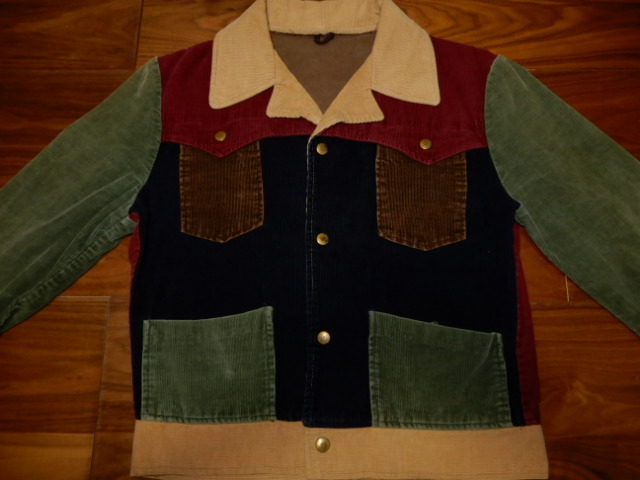 希少 60's クレイジーパターン コーズ JACKET ビンテージ オリジナル ( リーバイス 大戦 506XX bigE 501XX デニム LL BEAN アバクロ Lee 0sの画像7