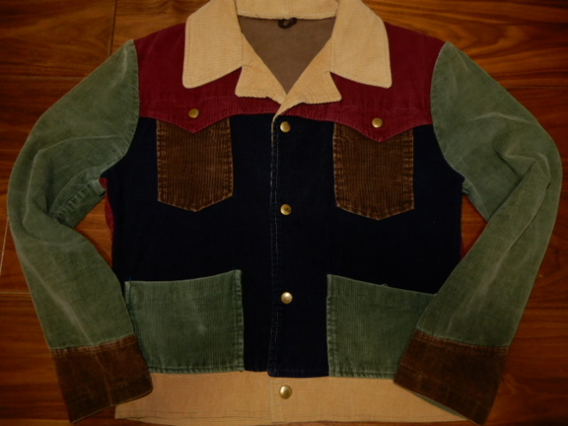 希少 60's クレイジーパターン コーズ JACKET ビンテージ オリジナル ( リーバイス 大戦 506XX bigE 501XX デニム LL BEAN アバクロ Lee 0sの画像1