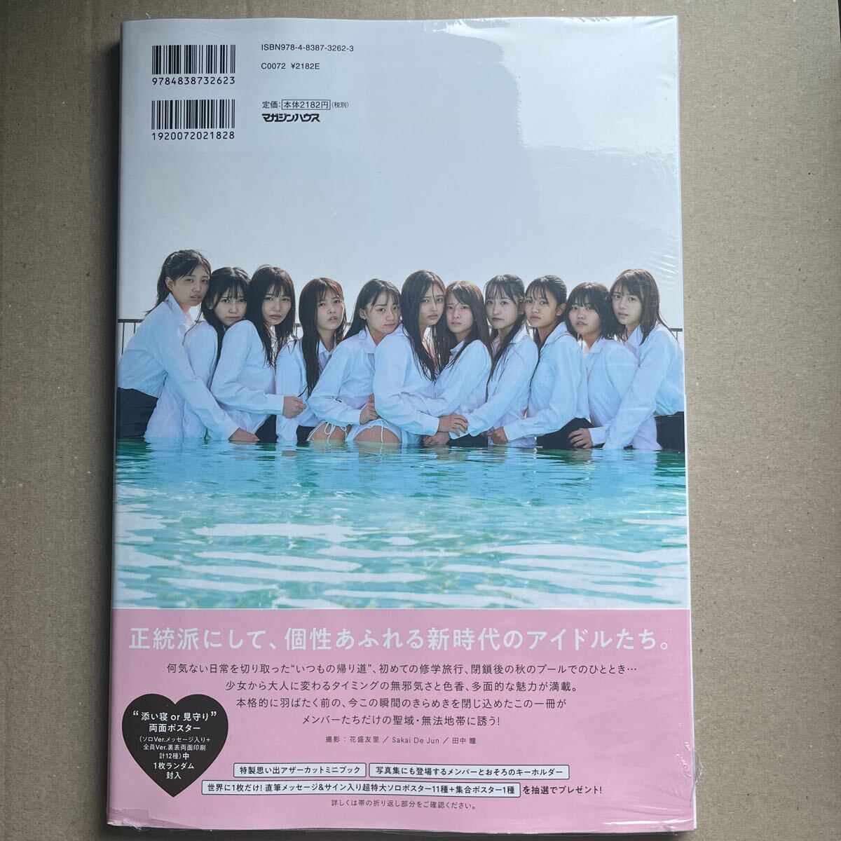 乃木坂46 5期生 写真集「あの頃、乃木坂にいた」 通常盤 封入ポスター、応募券なし 書店特典ポストカードあり 未読品_画像2