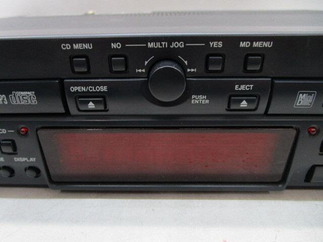 ★平1123 TASCAM タスカム ティアック MD-CD1MKII CDプレーヤー/MDレコーダー 2009年製 リモコン RC-MC1 オーディオ機器 32403112の画像6