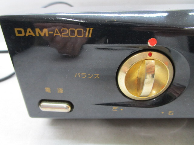 ★平1151 DAM 第一興商 DAM-A200 II ハイパワーアンプ High Quality Power Amplifier アンプ カラオケ機器 音響機器 12403091_画像4