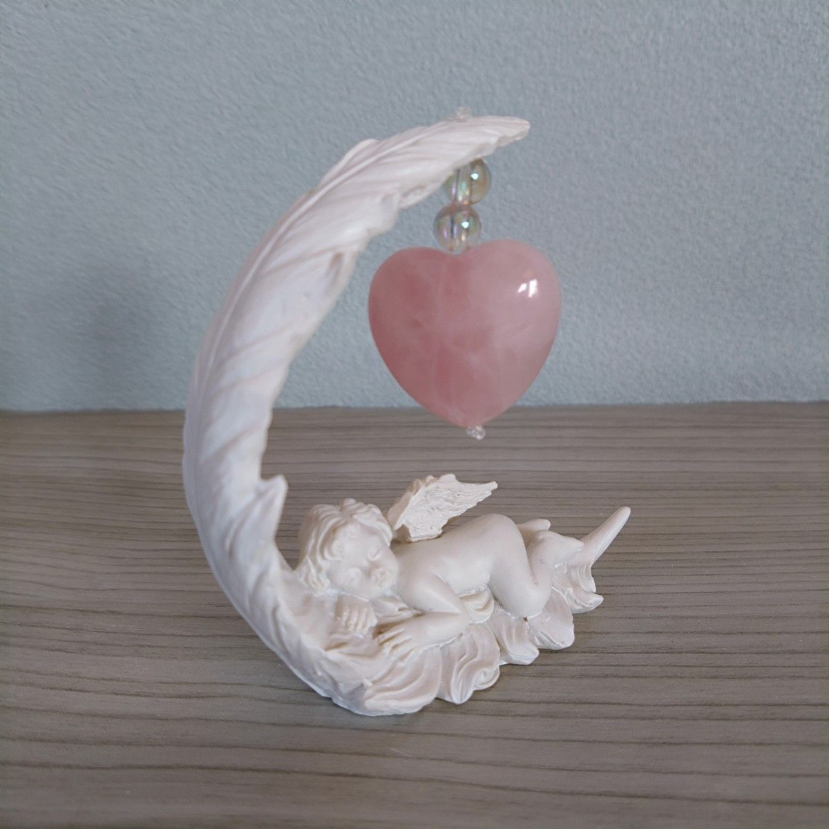 置物　天使の置物　エンジェル　オブジェ　 インテリア　 陶器人形　 アンティーク