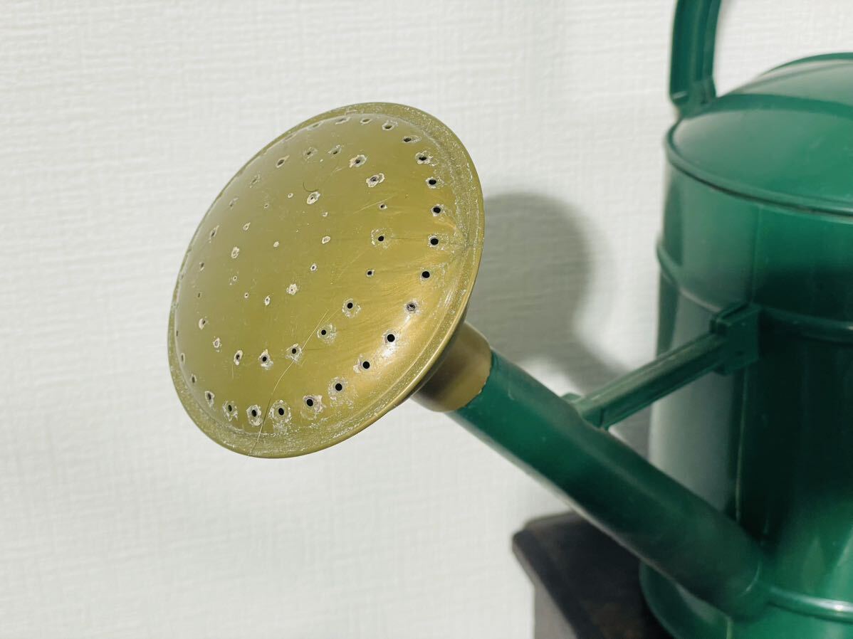 DULTON WATERING CAN Botany GREEN ダルトン ウォーターリングカン グリーン　ジョーロ　ガーデングッズ　3L 園芸用品　現状品_画像2