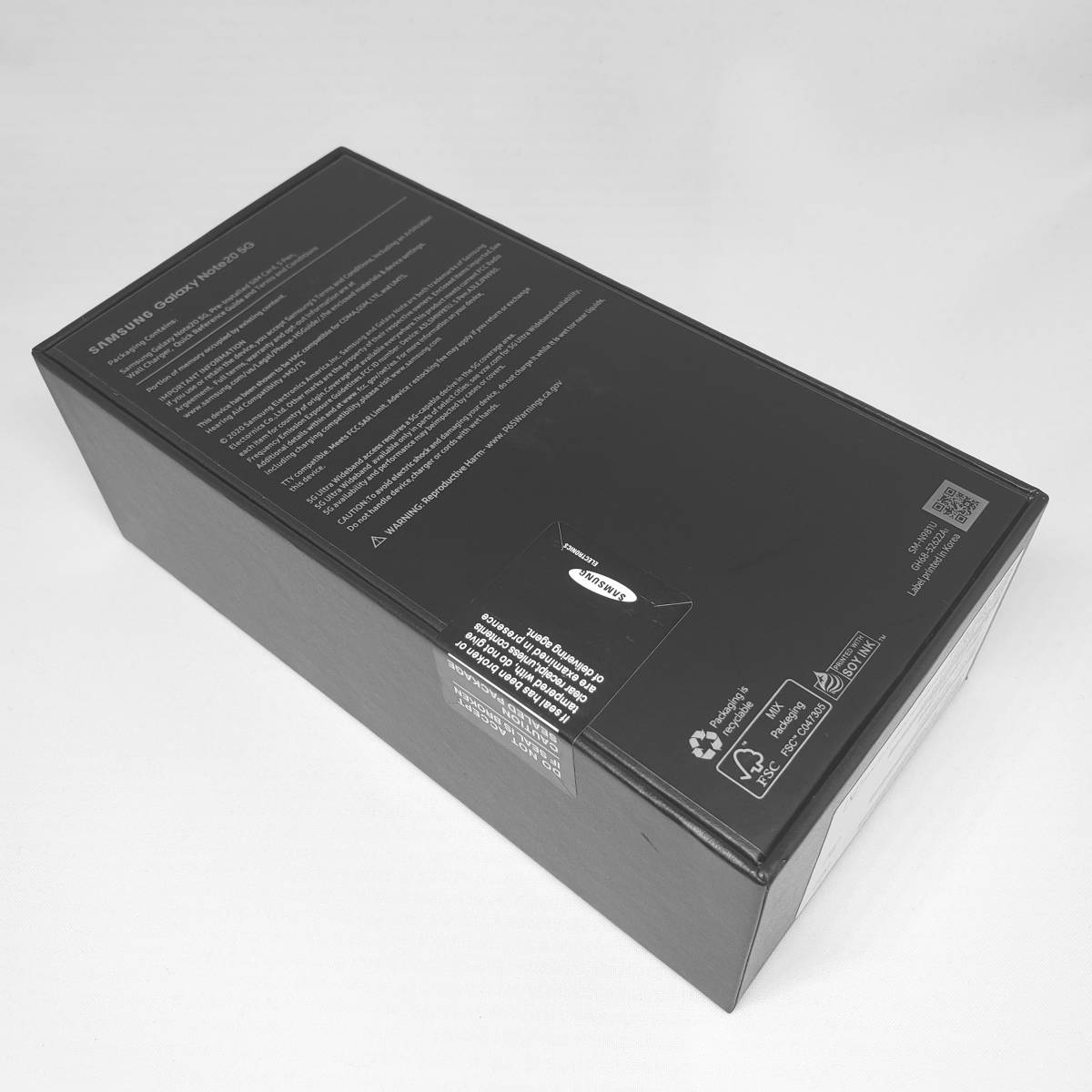 【セール中】未開封品 Galaxy Note20 eSIM対応 ミスティックグレー SIMフリー シャッター音なし 海外版 日本語対応 IMEI 350680830869215の画像3