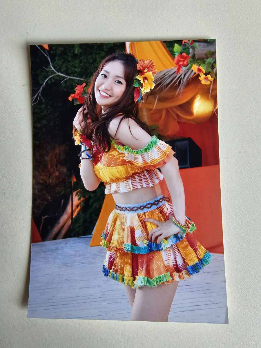 Not yet 大島優子 波乗りカキ氷 店舗特典 生写真 AKB48_画像1