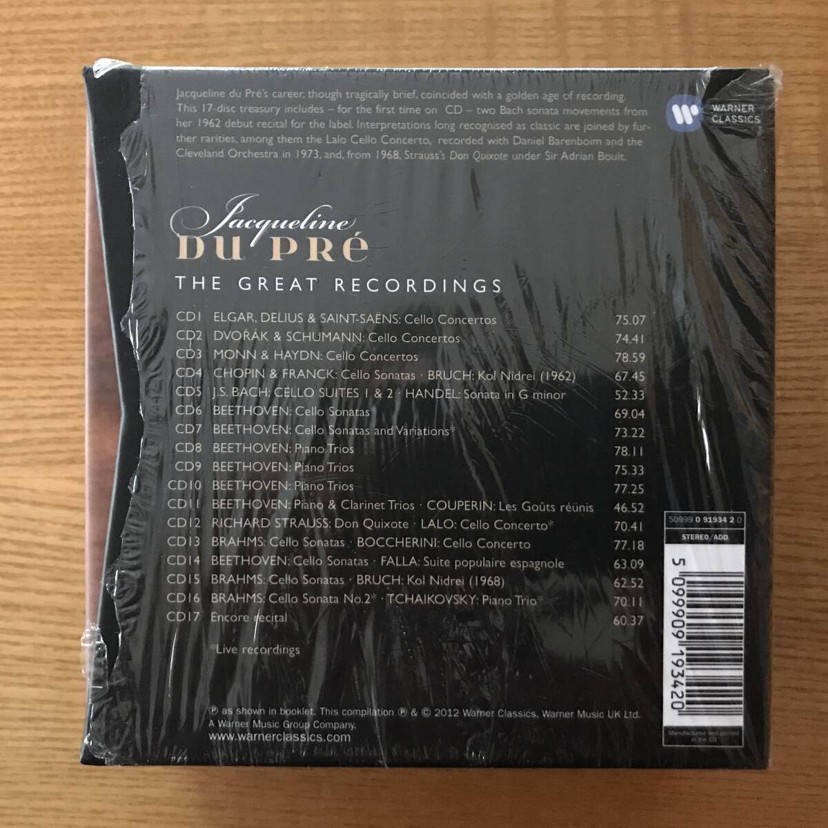Jacqueline Du Pre THE GREAT RECORDINGS 17CD_画像2