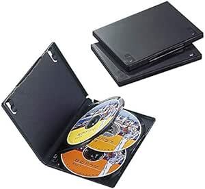 エレコム トールケース DVD BD 対応 標準サイズ 3枚収納 3個セット ブラック CCD-DVD07B_画像1