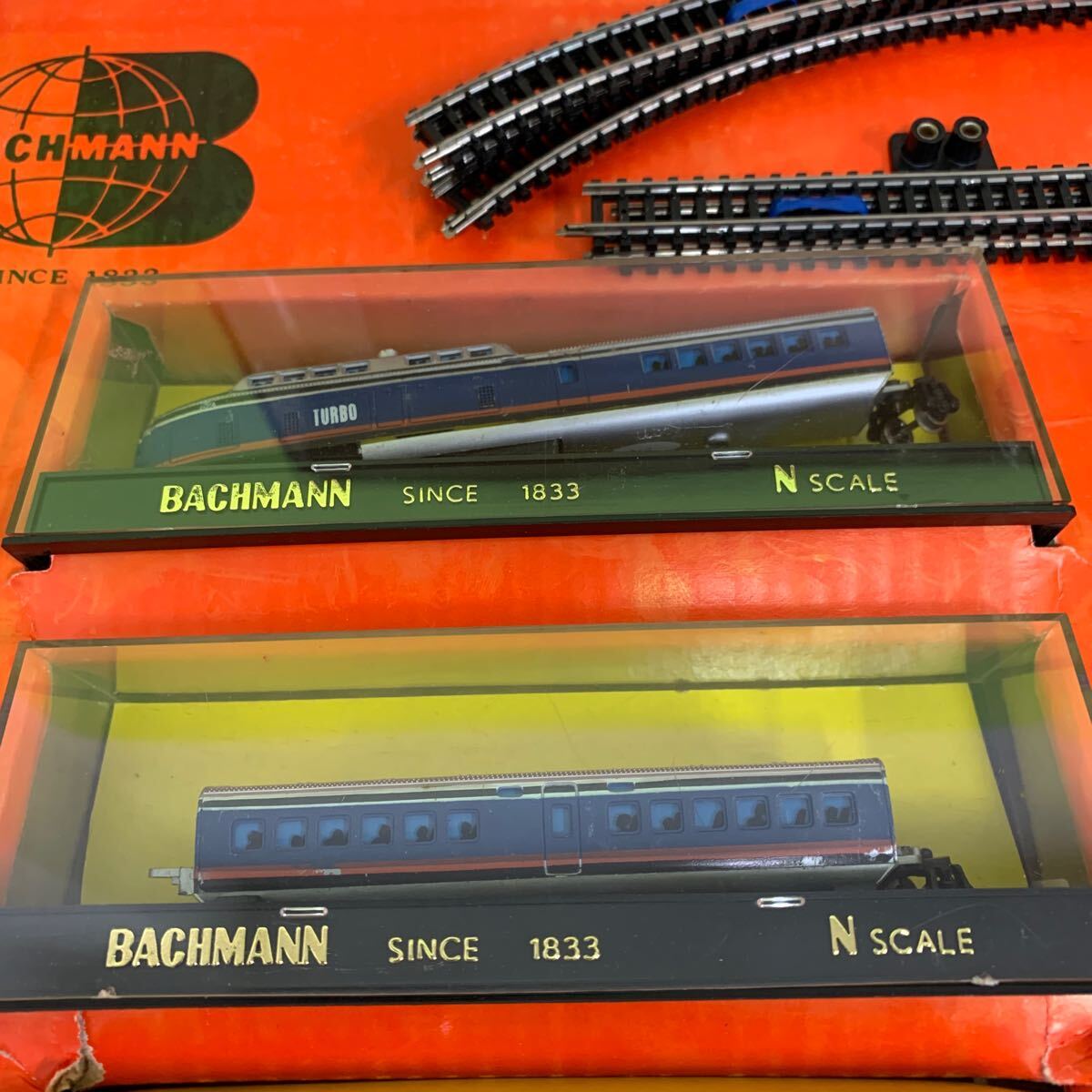 1 jpy ~ railroad train railroad model N gauge SINCE 1833 BACHMANN back man UAC turbo to rain foreign vehicle K2955