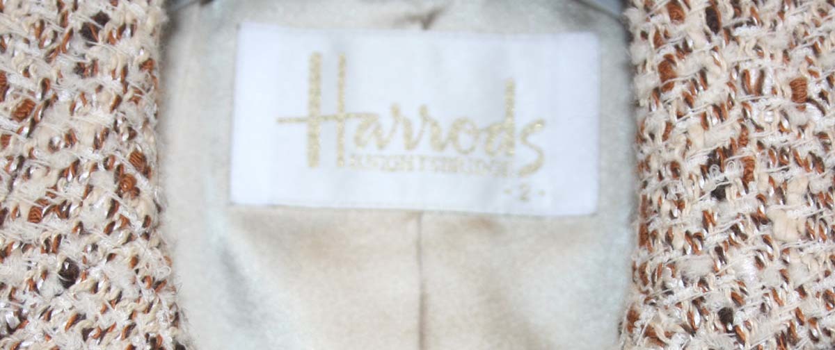 100円～新品同様★Harrods ハロッズ　上質ツイードスーツ　セットアップ　定価127,600円 入苑入学式に_画像3