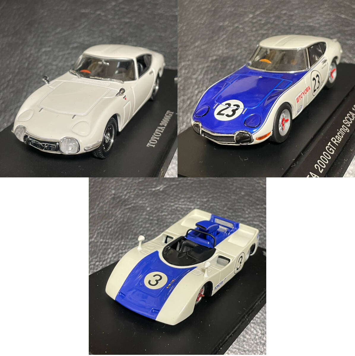 1/43 ミニカー 3台 TOYOTA トヨタ 2000 GT レーシング SCCA トヨタ 7 1969 日本GP #3 川合稔 日本GP_画像1