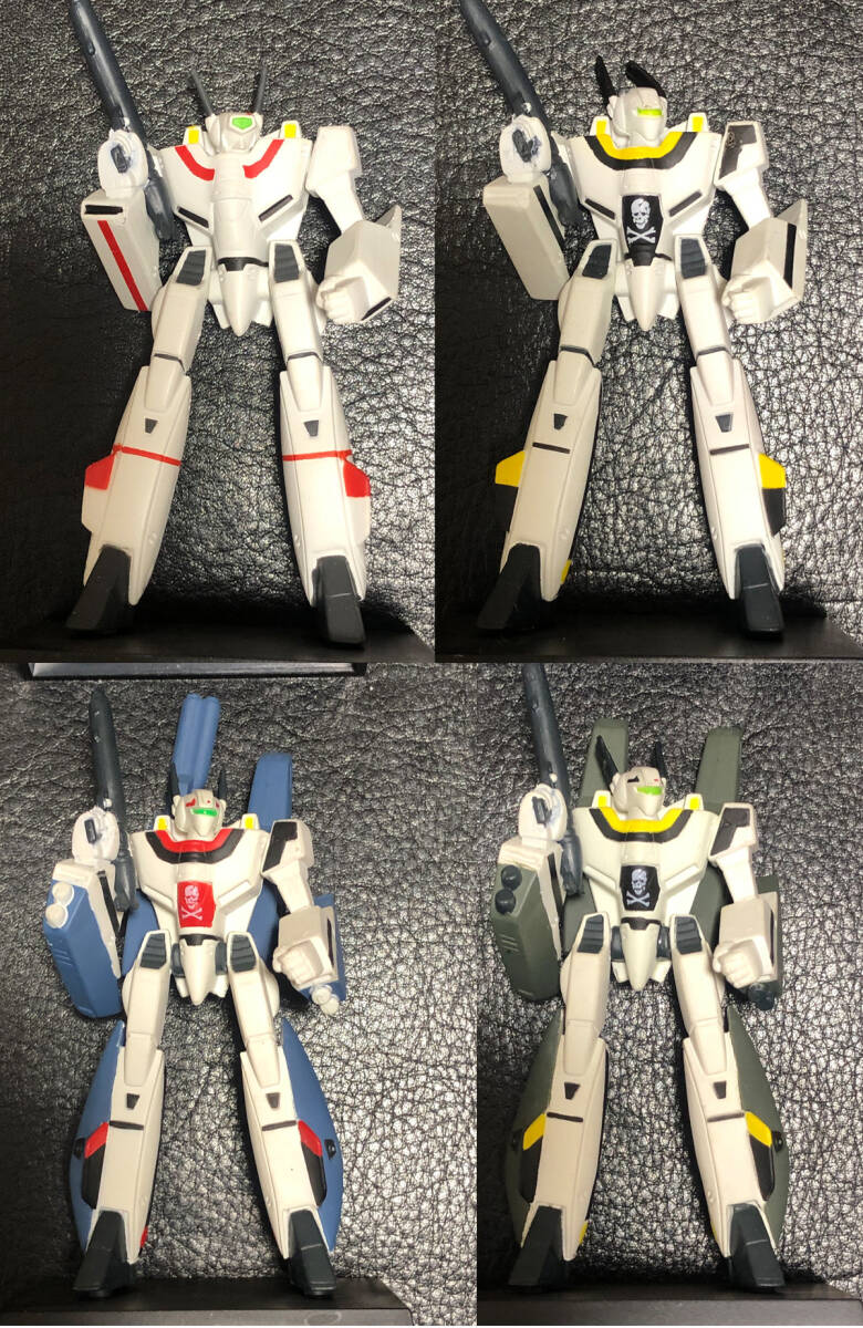 バトロイド バルキリー VF-1S VF-1J４個 超時空要塞 マクロス 約10cm プライズ商品 バンプレスト　_画像1