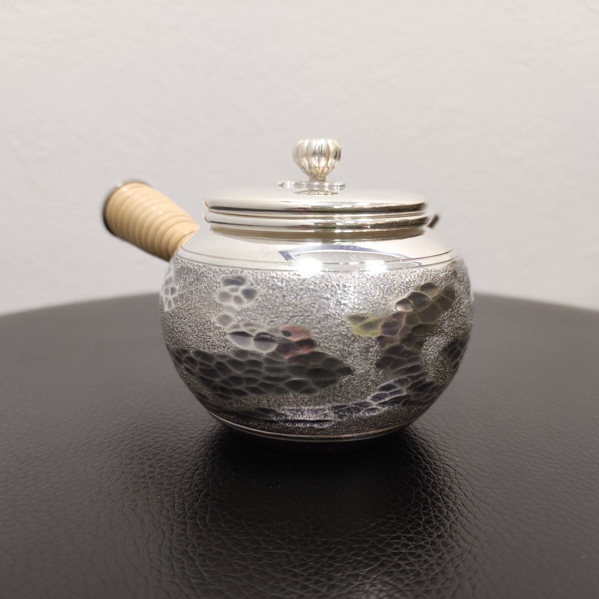 SILVER OHNO 玉露急須 純銀製 Sterling Silver 横浜元町 銀瓶 急須 茶器 茶道具 スターリングシルバー シルバーオオノ_画像4