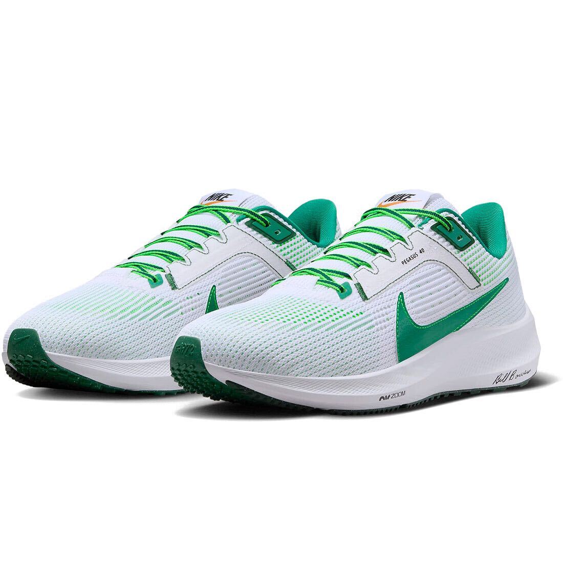 NIKE ナイキ AIR ZOOM ペガサス 40 プレミアム FJ0329-100 白緑 26.5cm_画像1