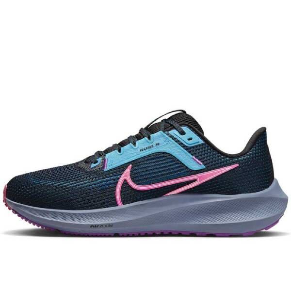 NIKE ナイキ WMNS AIR ZOOM ペガサス 40 SE FJ2974-001 黒青ピンク 25cm_画像2