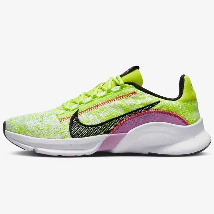 NIKEナイキWMNS スーパーレップ3 フライニット　DH3393-700 イエロー　23.5cm_画像2