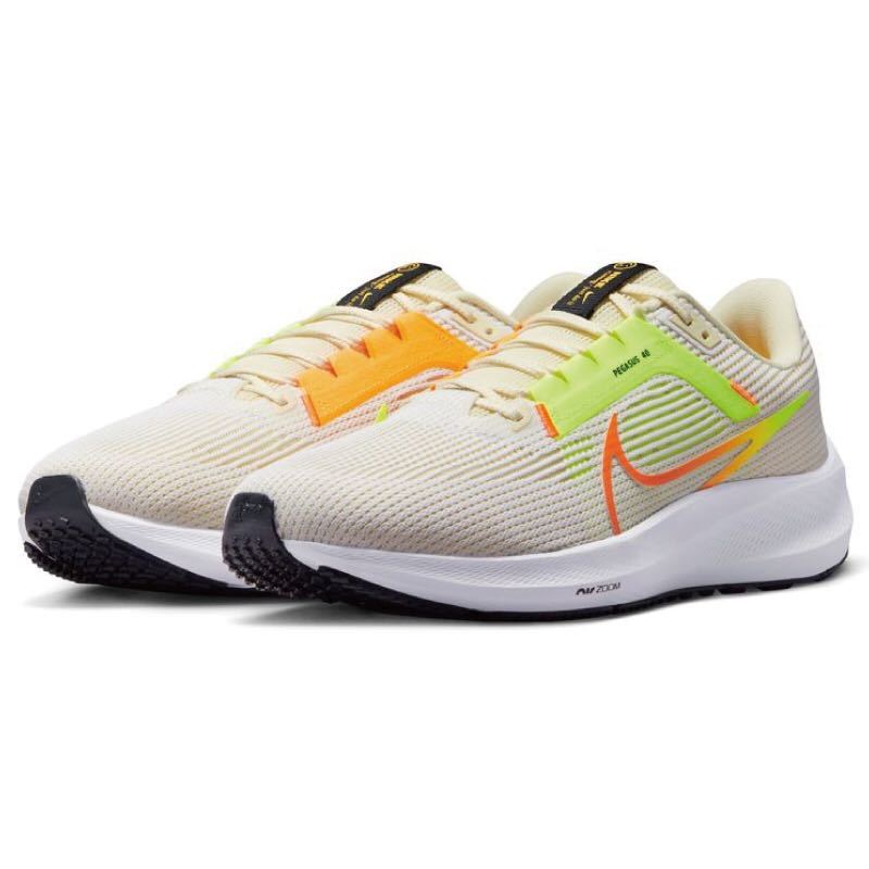 NIKE ナイキ AIR ZOOM PEGASUS 40 ランニングシューズ DV3853-101 ココナッツ 28cm_画像1