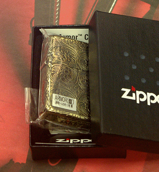 【ZIPPO】アーマー 全5面 アラベスク アンティーク・ブラス/ネコポス_画像6