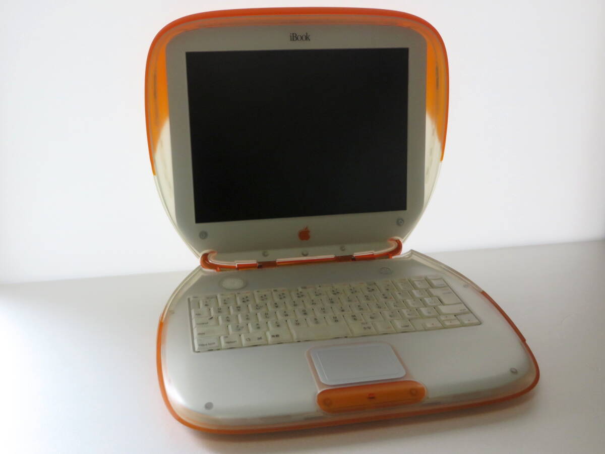 ☆ Apple iBook G3 300MHz Tangerine Rev.A M2453 SDカード起動可良美品！ ☆_画像3