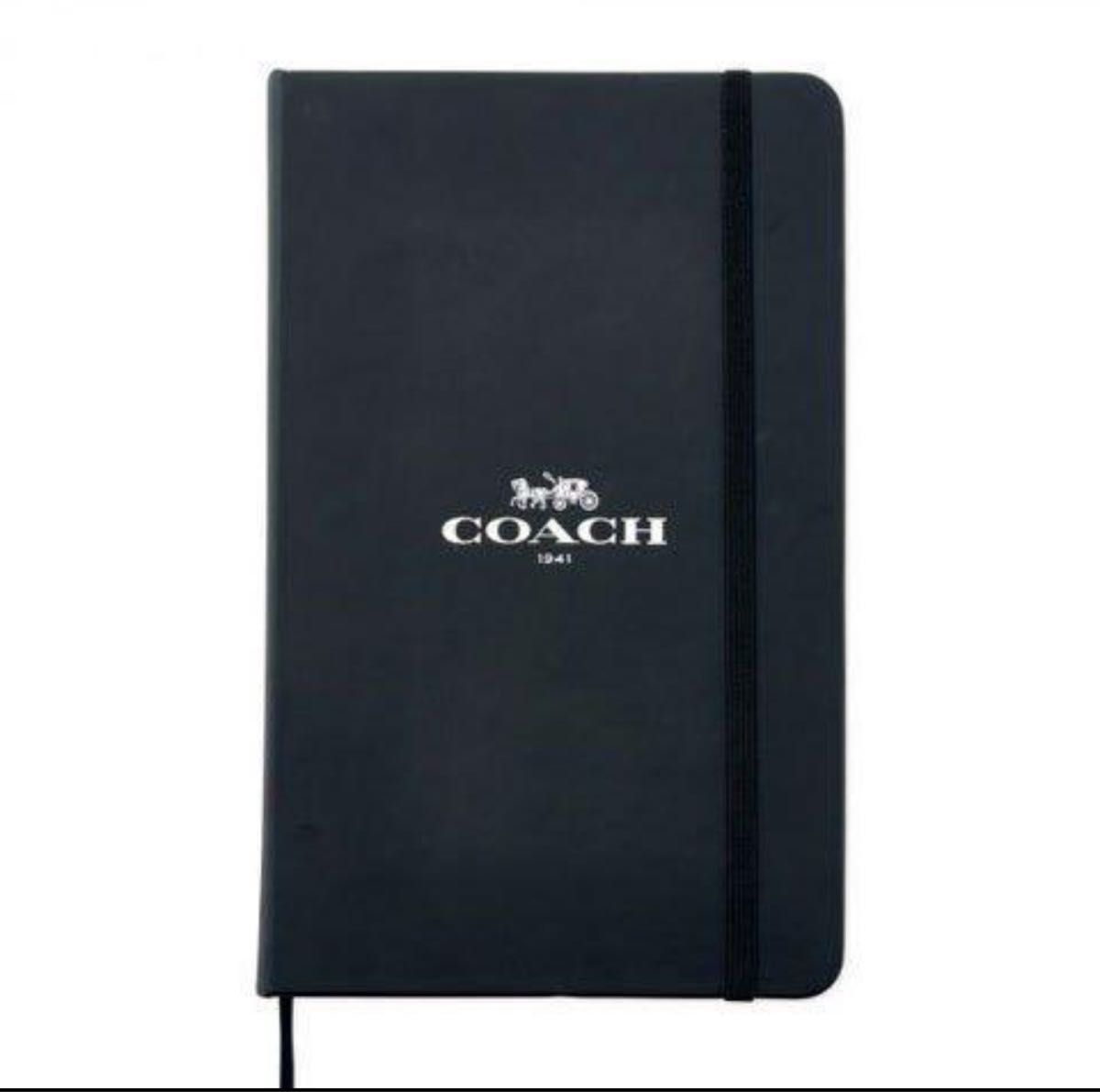 《匿名配送》COACH 雑誌付録 ノート  メモ帳 手帳 カバー