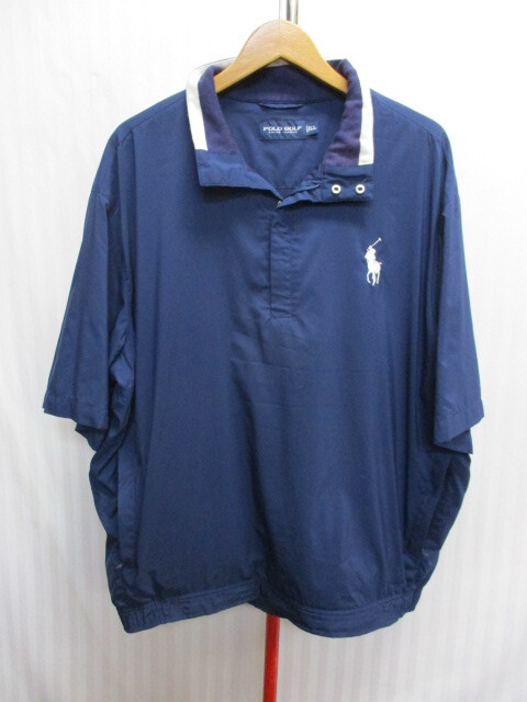  Ralph Lauren большой po колено короткий рукав нейлон одежда мужской LL XL белый ветровка Golf жакет Golf рубашка 03153