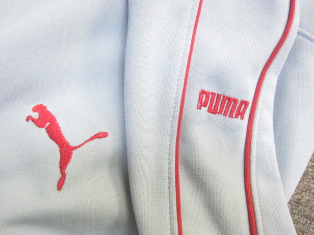  Puma 80s Vintage мужской джерси верх и низ выставить мужской L O XL LL серый красный спортивная куртка & джерси брюки 03099