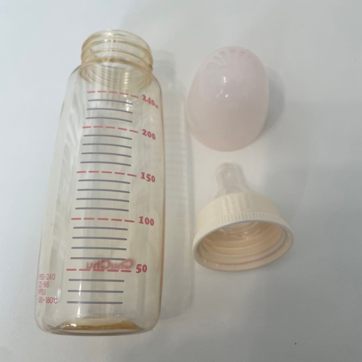 チュチュ　紙パック用乳首　スリムタイプ　プラスチック哺乳瓶　液体ミルク　アイクレオ PPSU製