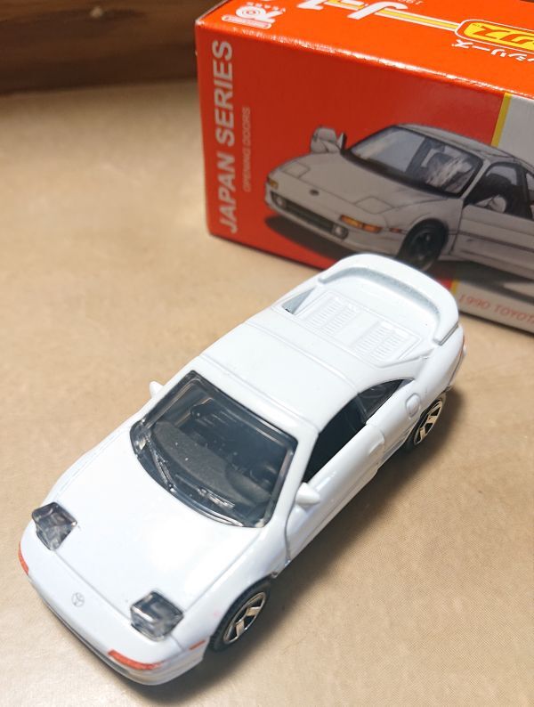 マッチボックス ミニカー J-14 1990 トヨタ MR2 SW20 左ハンドル ヘッドライト開 匿名発送可 開封済み未使用品 TOYOTA_画像3