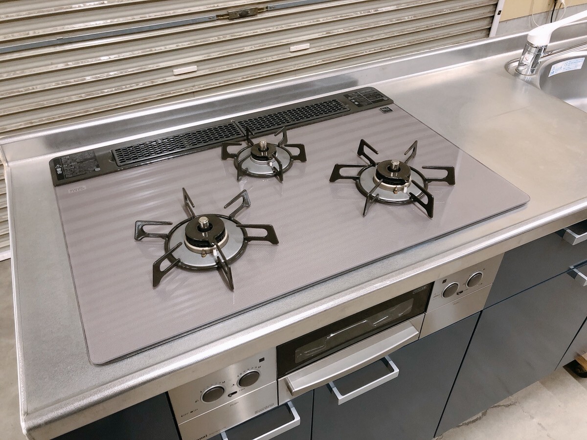 中古 LIXIL リクシル システムキッチン リンナイ 都市ガス用 中古 LIXIL リクシル システムキッチン リンナイ 都市ガス用