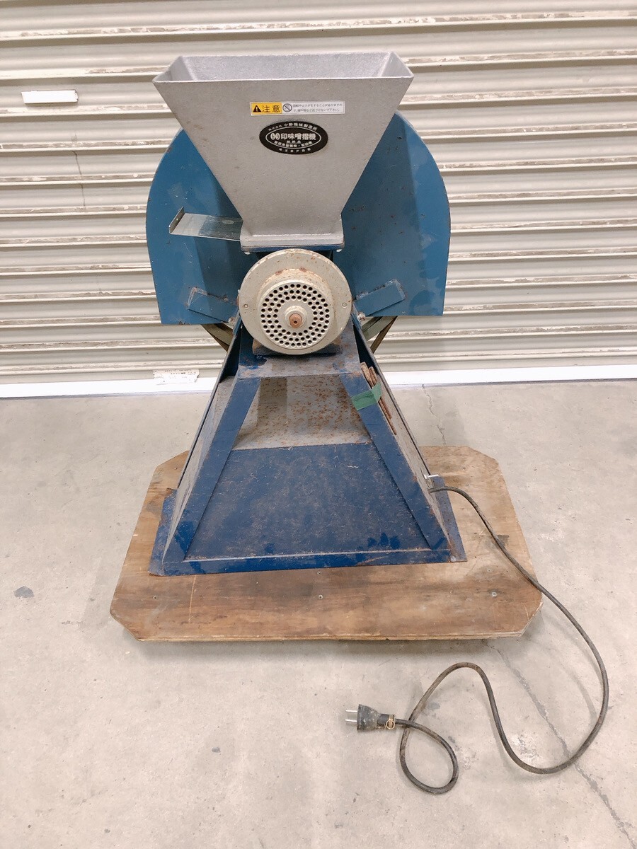 Yahoo!オークション - 中古 小野機械 味噌摺機 みそすり機 みぞ Yahoo!オークション - 中古 小野機械 味噌摺機 みそすり機 みぞ