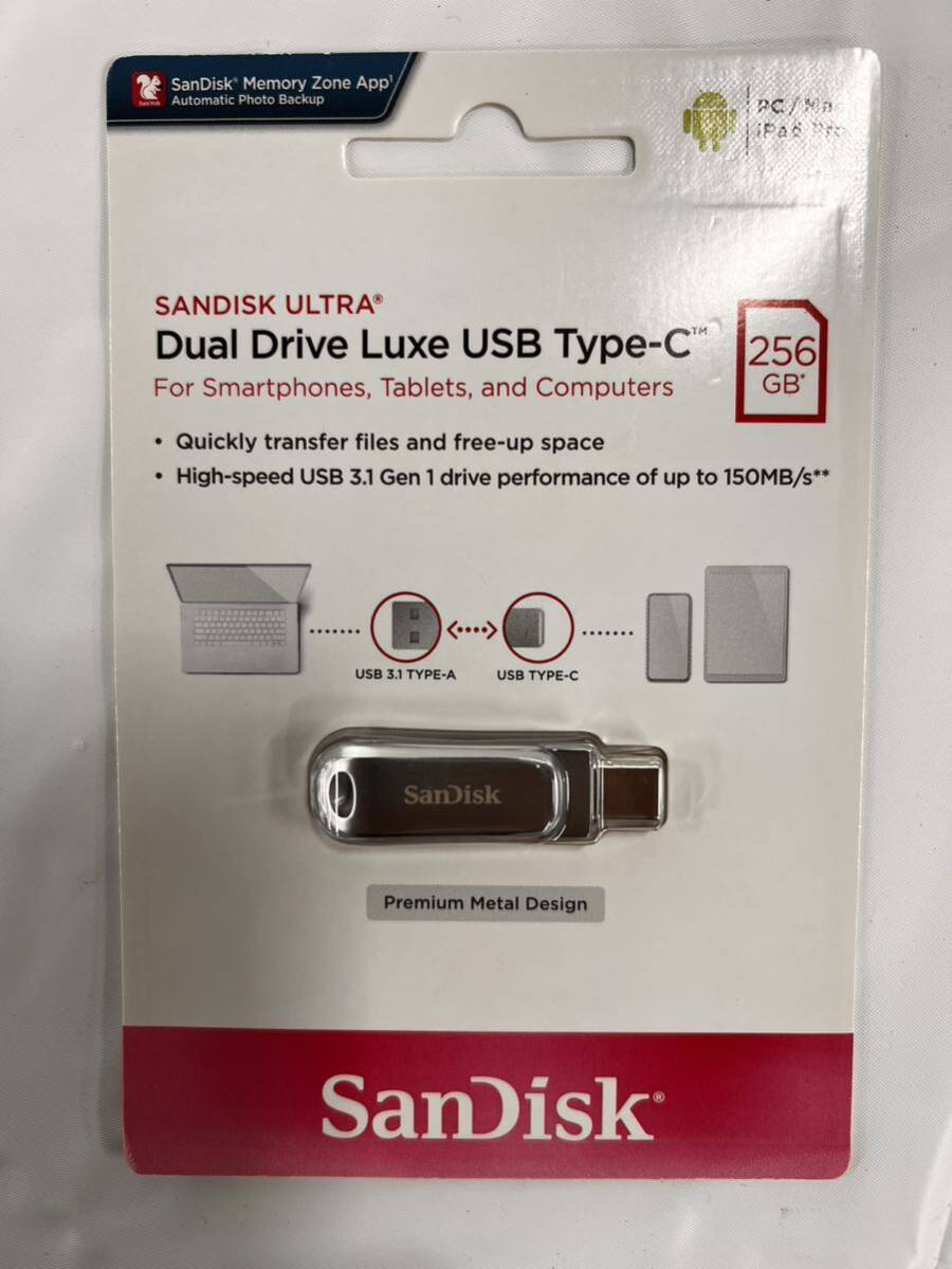 サンディスク Dual Drive USB Type-C 256GB_画像1