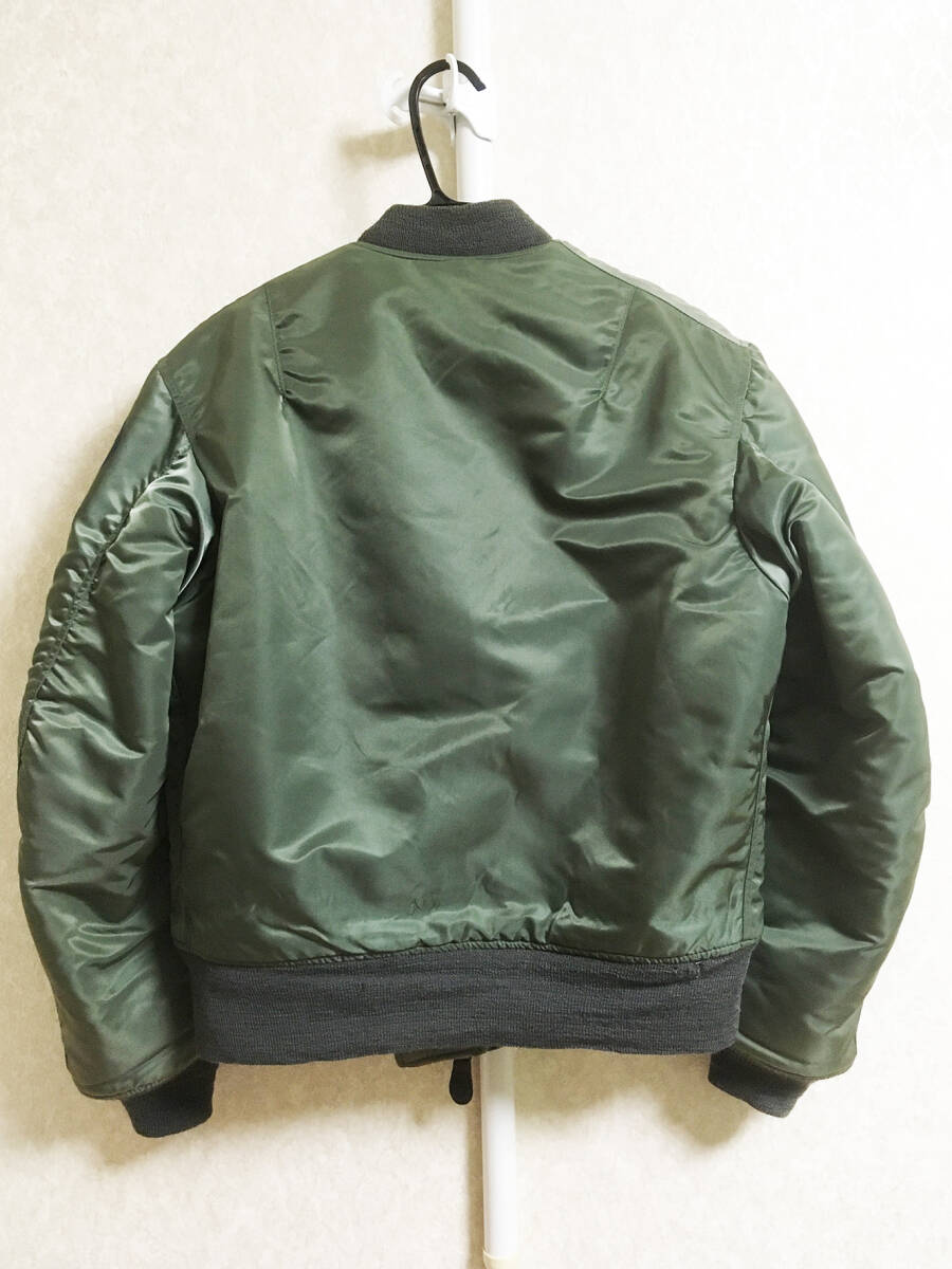 Yahoo!オークション - USA製 BRENTS SPORTSWEAR MA-1 フライト Yahoo!オークション - USA製 BRENTS SPORTSWEAR MA-1 フライト
