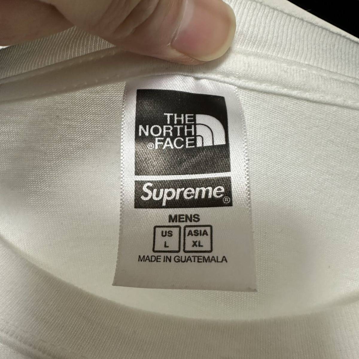 Supreme The North Face Bandana Tee White USA L NT02209I_画像6