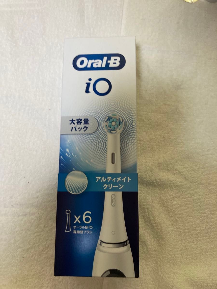 Braun Oral-B iO 替えブラシ アルティメイトクリーン　ブラウン オーラルB  ホワイト　６本セット