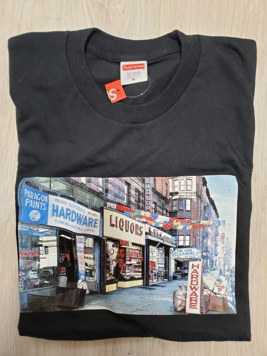 Supreme 18ss hardware tee black M 新品未使用_画像2