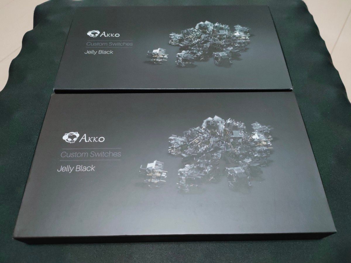 Akko CS Jelly Black Switch (45pcs) 2箱 Keyswitch合計90個 キースイッチ ほぼ未使用