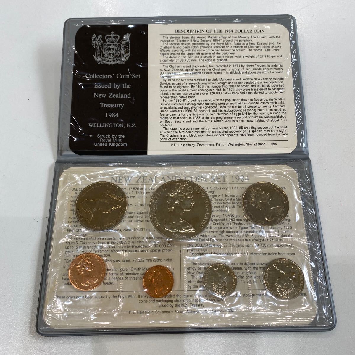 so) New Zealand commemorative coin 1984 coin album collection coin 