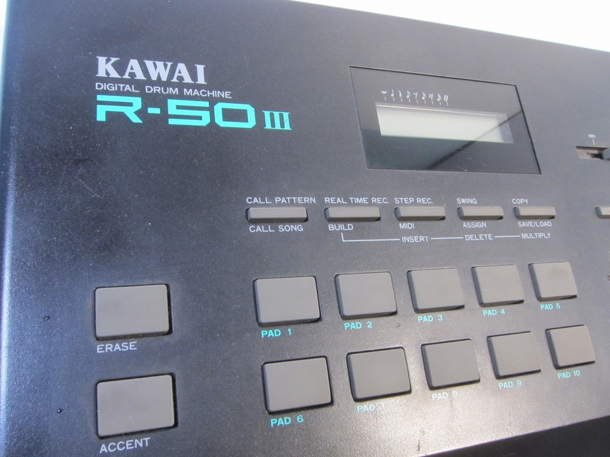 Kawai カワイ R-50mkIII R-50mk3 リズムマシン ドラムマシン 中古 動作品 電源アダプター付_画像4