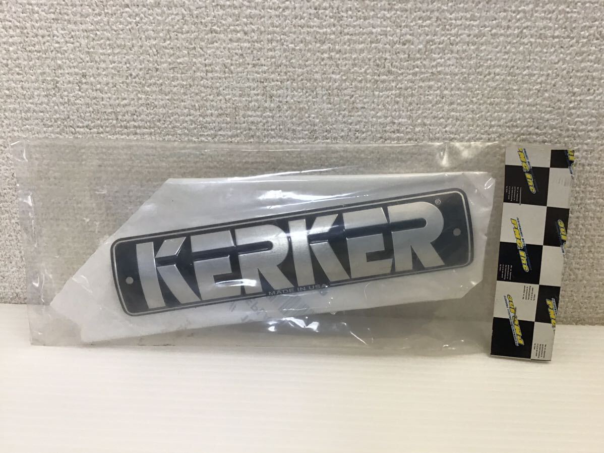 当時物 未開封 KERKER エンブレム USA カーカー バイク部品 当時物 未開封 KERKER エンブレム USA カーカー バイク部品