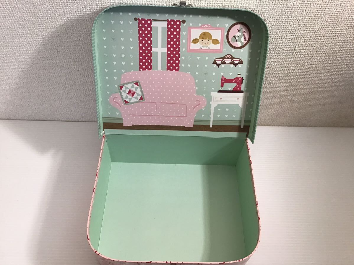 ペーパートランク　2個セット　女の子　STACY IEST HSU かわいい　収納BOX 小物入れ　インテリア　moda fabrics_画像6