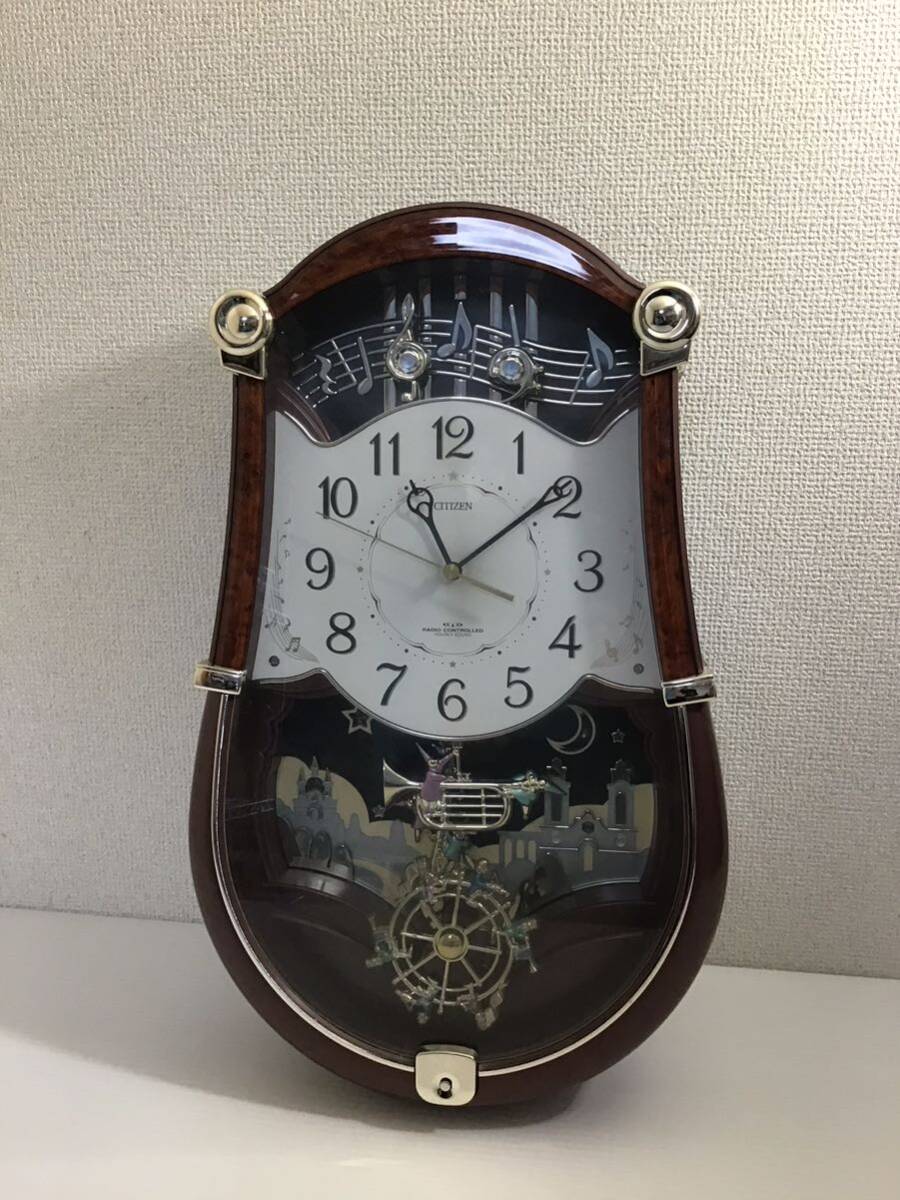 動作品 CITIZEN/シチズン 電波時計 4WN401-B パルミューズ 動作品 CITIZEN/シチズン 電波時計 4WN401-B パルミューズ