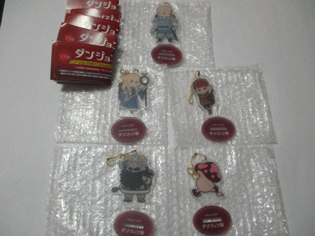 new goods anonymity shipping free shipping anime . Dan John . stand attaching Mini acrylic fiber key holder all 5 kind full complete set instructions attaching 