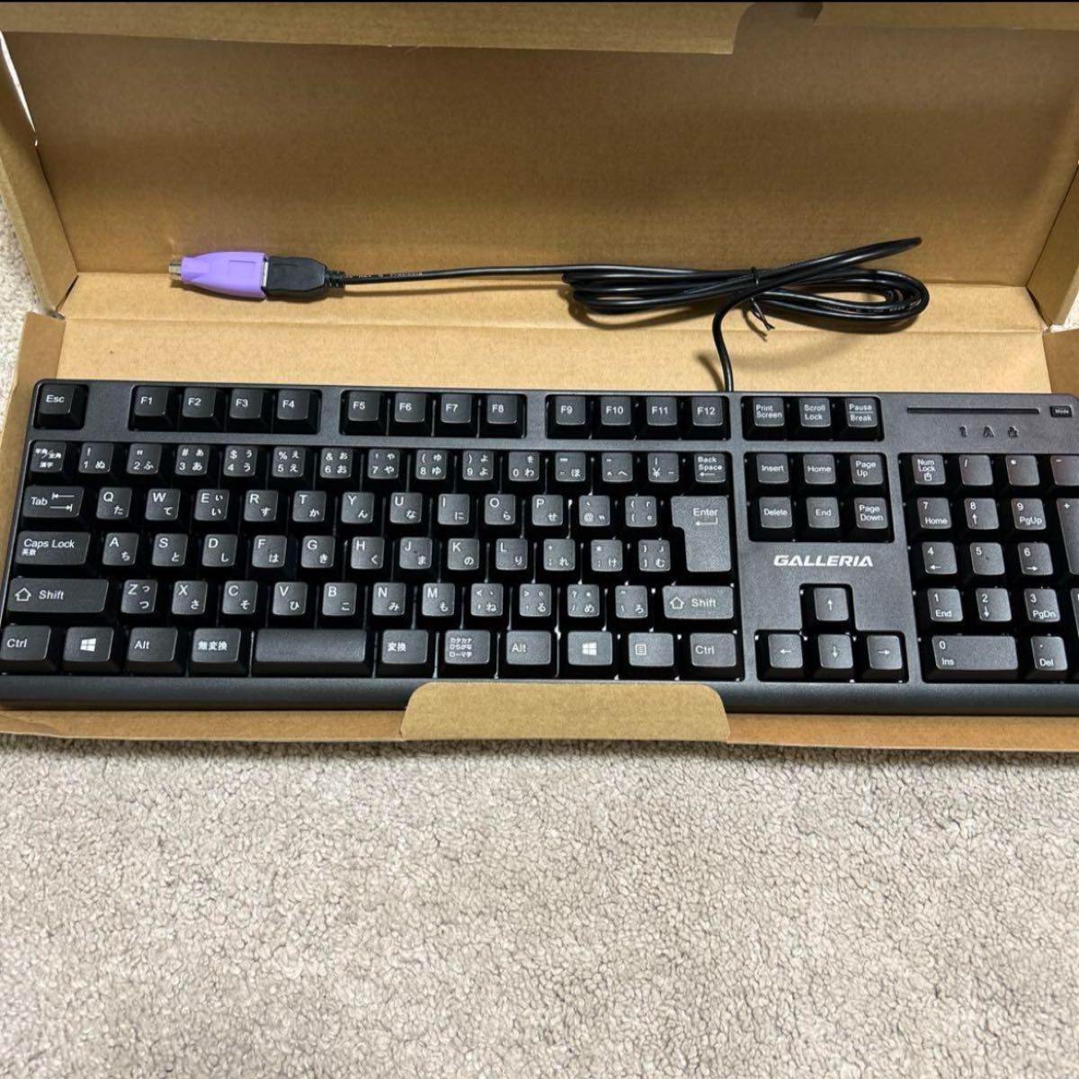 ガレリア　ゲーミングキーボードGALLERIA Gaming KEYBOARD 新品未使用