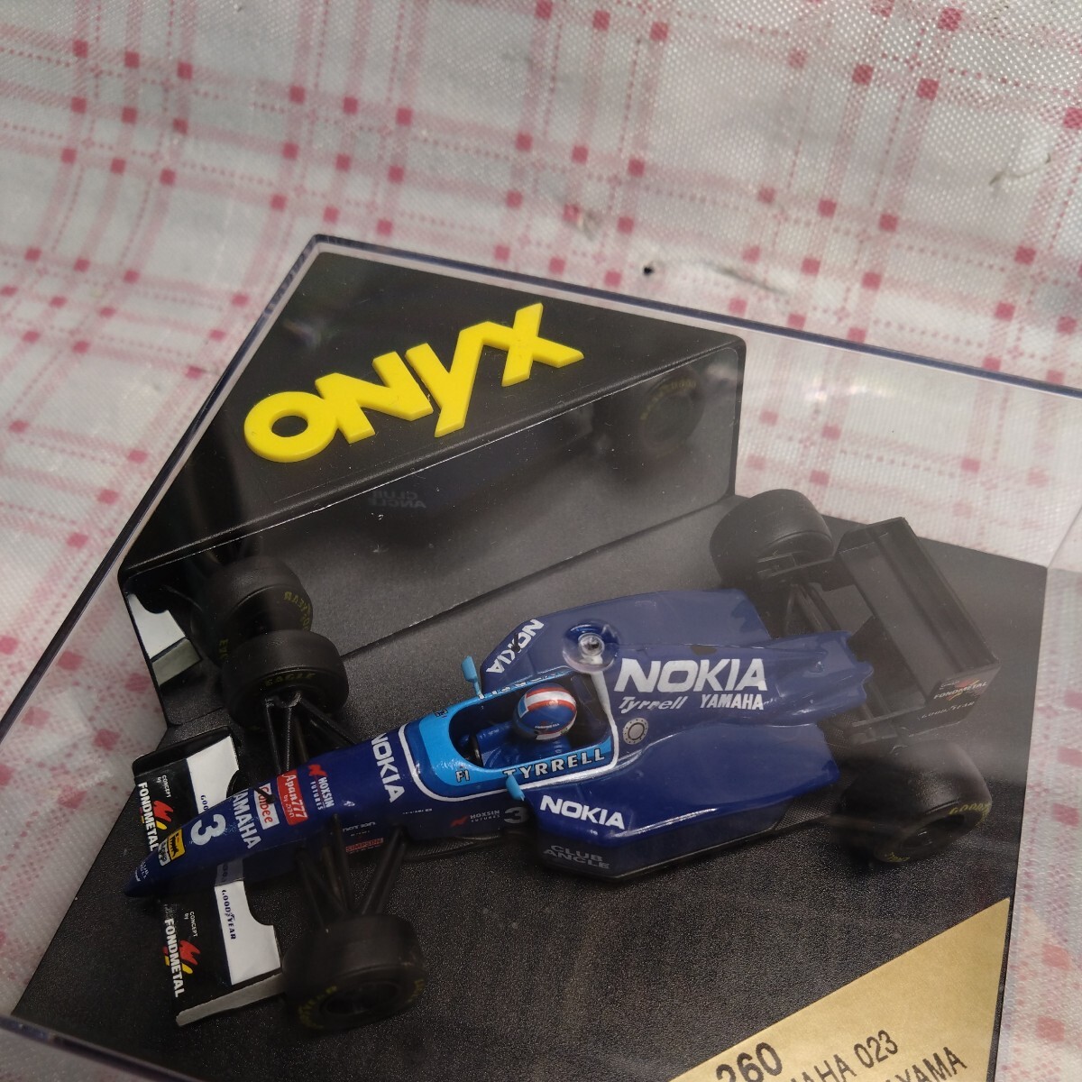 ONYX オニキス 1/43 TYRRELL YAMAHA ティレル ヤマハ 023 F1 ブラジルGP #3 片山右京 260●_画像3